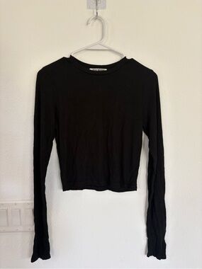 Joah Brown Black Long-Sleeve top